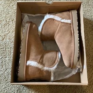 UGG Classic Mini with fluff High Low